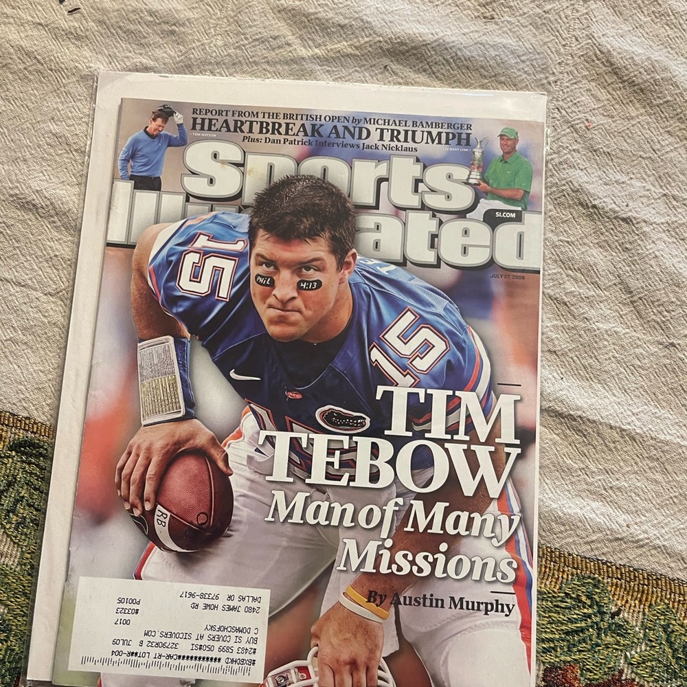 Sports Illustrated July 2009 Tim Tebow Florida Gators plus Nicklaus Interview